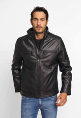 Jaqueta Masculina Calvin Klein Couro - Henri Store