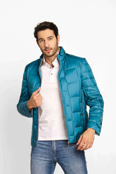 Jaqueta Parka Dom Henrico Azul - Henri Store