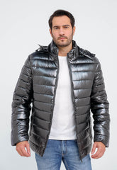 Jaqueta Venum Nylon Puffer Ziper Cinza Vnm228031 - Live - Henri Store