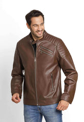 Jaqueta Victory Eagle Marrom C/ Detalhe No Ombro Vtp226002 - Henri Store
