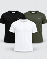 Kit 3 Camisetas Pima Lacoste - Henri Store