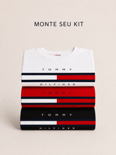 Kit 3 Camisetas Tommy Hilfiger Logo Faixa - Henri Store
