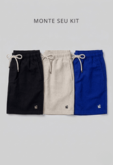 Kit 3 Shorts Scavo Linho Summer Essential - Henri Store