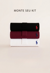 Kit 3 Polos RL Custom Fit Basic