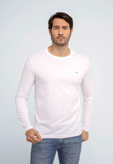 Manga Longa Calvin Klein Meia Malha Ck Peito - Henri Store