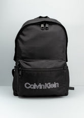 Mochila Calvin Klein Preta Nylon Embroidered Logo Bordado - Henri Store