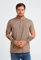 Polo Calvin Klein Slim Meio Ziper Ck Peito - Henri Store