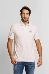 Polo Masculina Armani Exchange Logo Circular Peito Branca - Henri Store