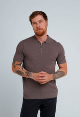 Polo Masculina Dom Henrico Trace com Zíper - Henri Store