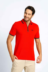 Polo Masculina Regular Fred Perry Vermelho - Sale - Henri Store