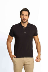 Polo Masculina Slim Fit Calvin Klein Termocolante Preto - Henri Store