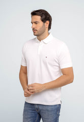 Polo Masculina Tommy Hilfiger Regular Fit Branco - Henri Store