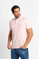 Polo Masculina Tommy Hilfiger Regular Fit Rosa Claro - Henri Store