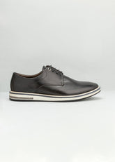 Sapato Dom Henrico 176089 Derby Napa Romana Preta - Henri Store