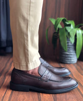Sapato Dom Henrico Cerviatto Brown Napa Pinhão Extralight - Henri Store