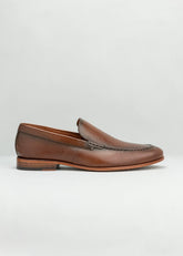 Sapato Dom Henrico Sella Brown Couro Marrom Escuro 95293 - Henri Store