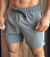 Short Boxer Eleven Basico Texturizado Cinza Chumbo - Henri Store