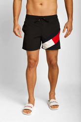 Short Tommy Hilfiger Drawstring Flag Preto - Henri Store