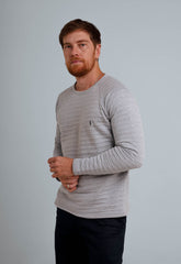 Suéter Red Feather Stripes Raglan Mescla - Henri Store