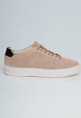 Tenis Calvin Klein Camurça Caqui Claro - Henri Store
