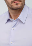 Camisa Calvin Klein ml Slim Fit Poliamida Azul Claro