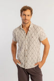 Camisa Sergio K Rustica Waves Manga Curta
