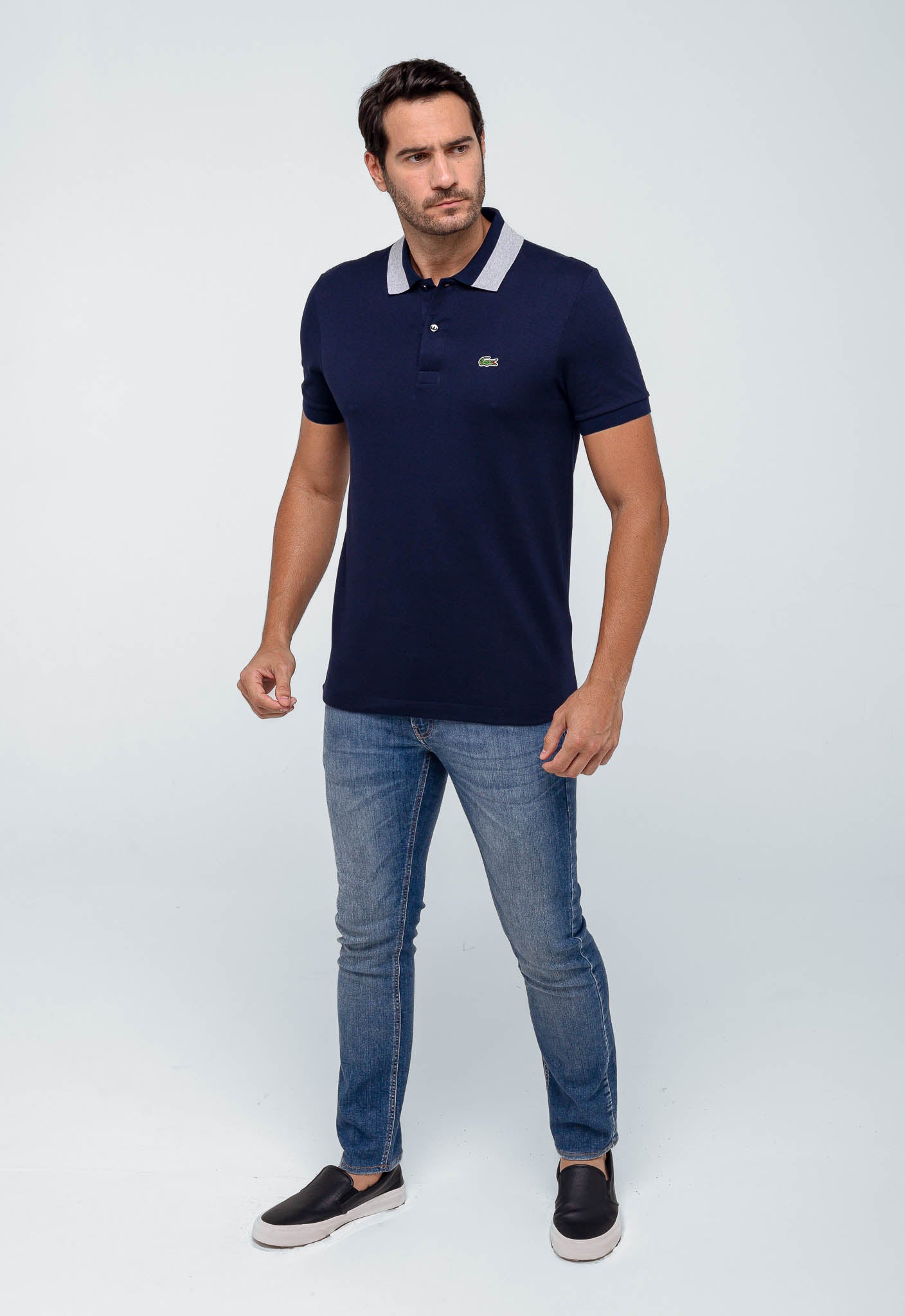 Polo Masculina Regular Fit Lacoste Marinho