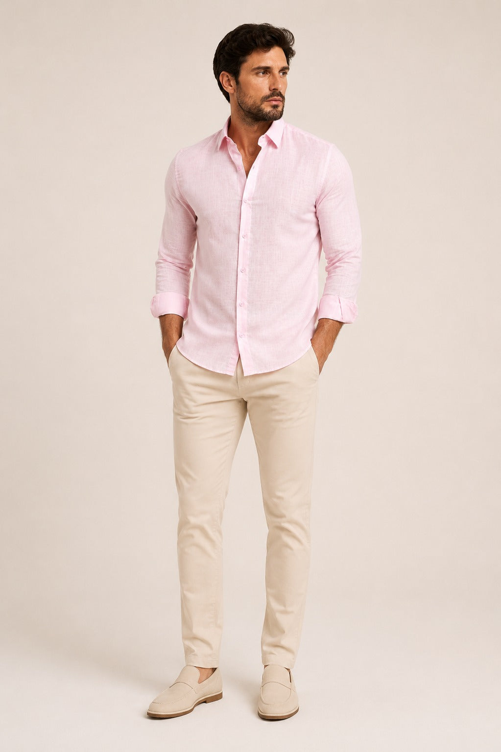 Camisa Eleven Ml Basica Flame Rosa