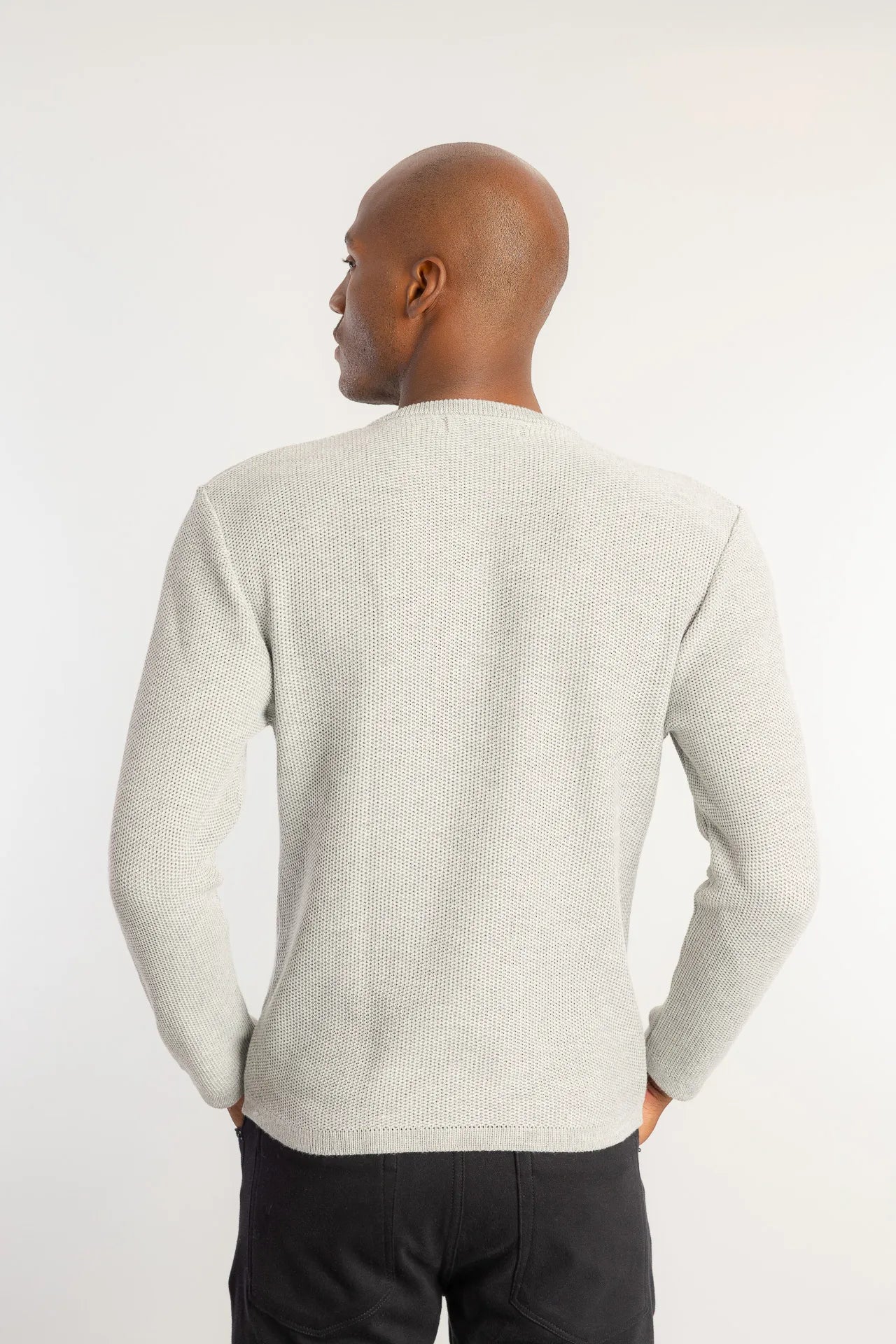 Suéter Sergio K Tricot Detalhe Camurça