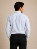 Camisa RL Manga Longa Xadrez Azul Claro Poney Vinho