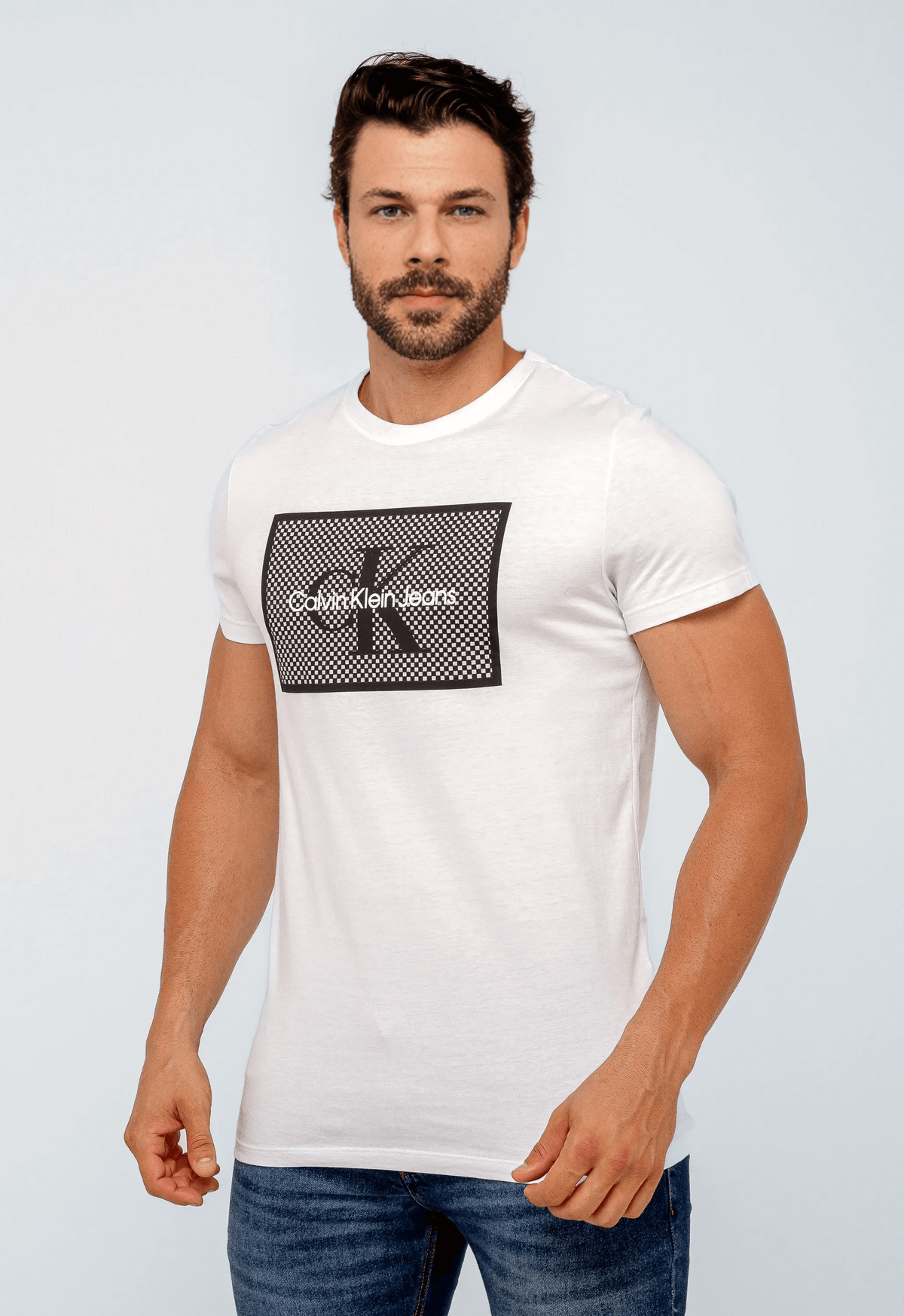 Camiseta Calvin Klein Jeans Estampa Central