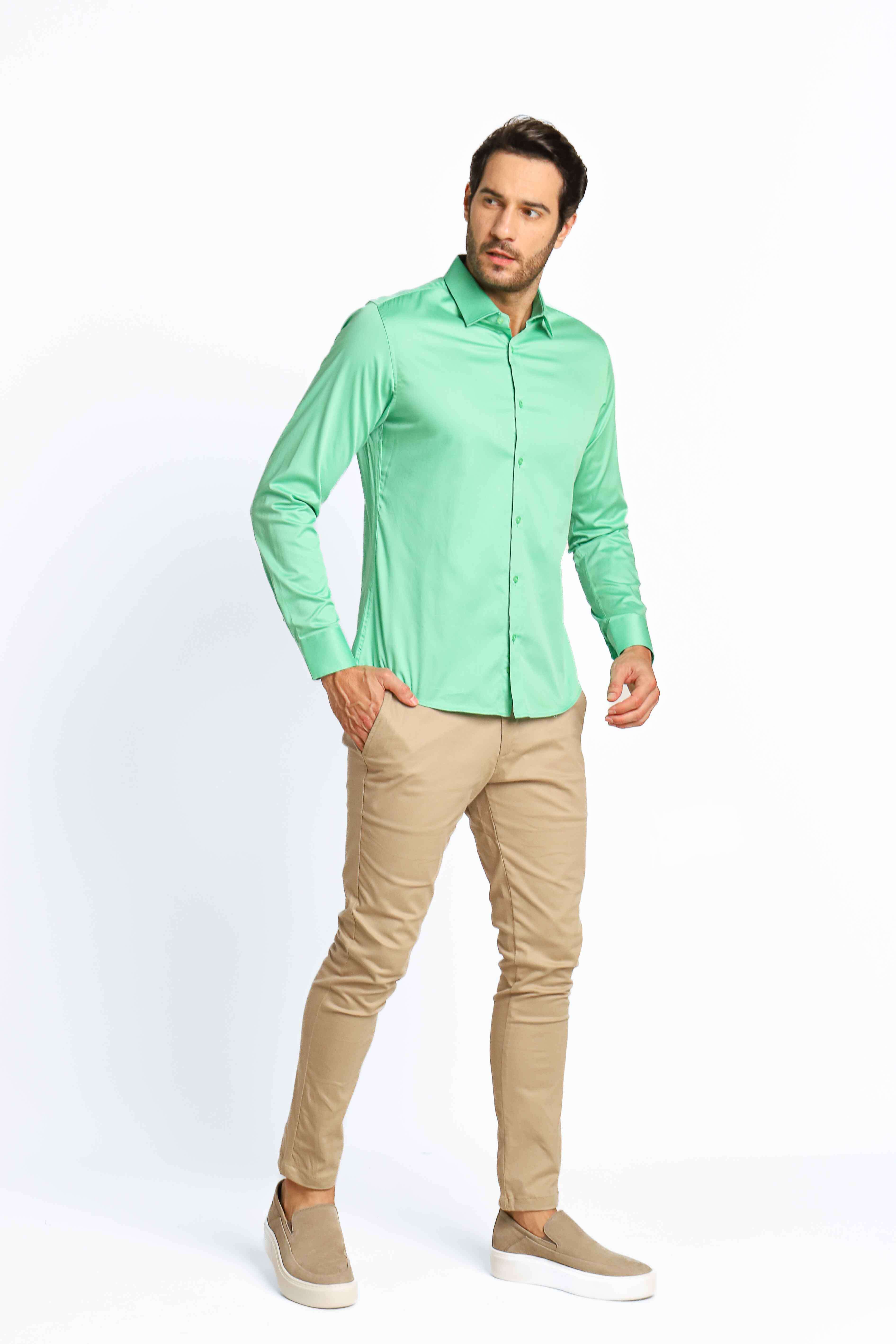 Camisa Dom Henrico Ml Slim Fit Tucson