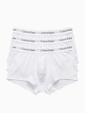 Cueca Calvin Klein Low Rise Trunk Kit C/ 3 Branco