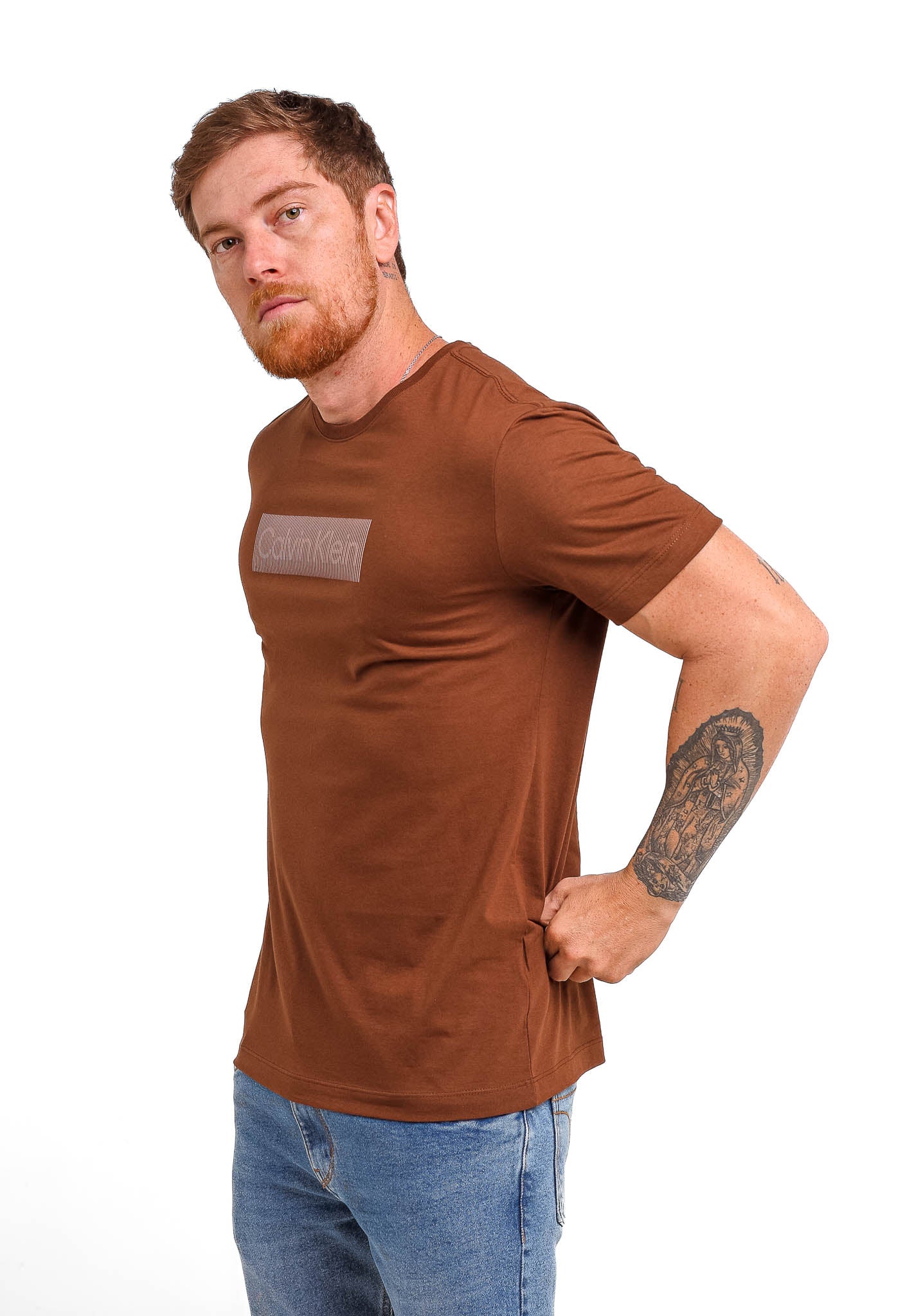Camiseta Calvin Klein Box Striped