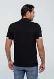 Polo Masculina Tommy Hilfiger Logo Manga