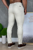 Calça Skinny Bege Claro Impermeável 25