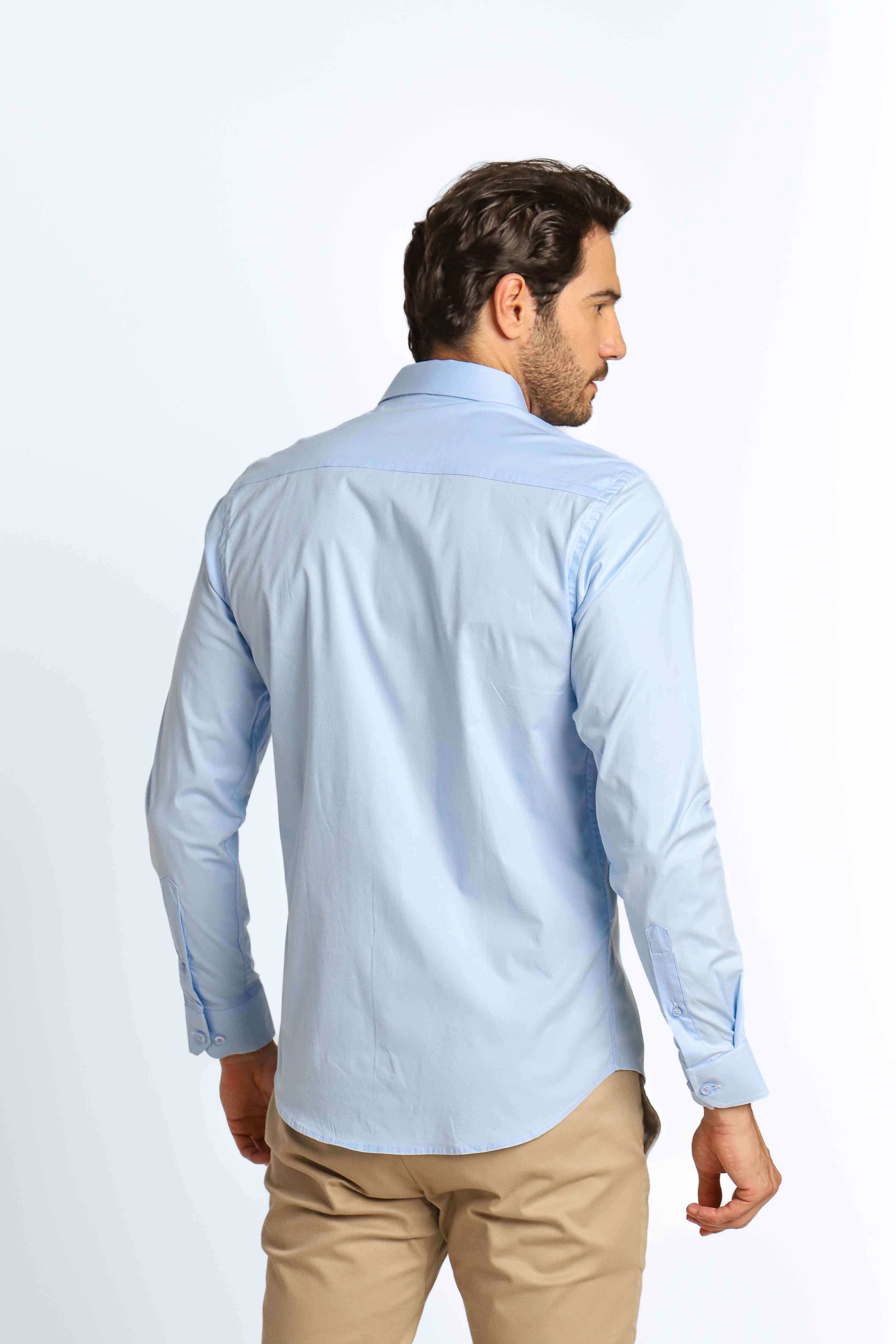 Camisa Social Slim em Tricoline Dom Henrico