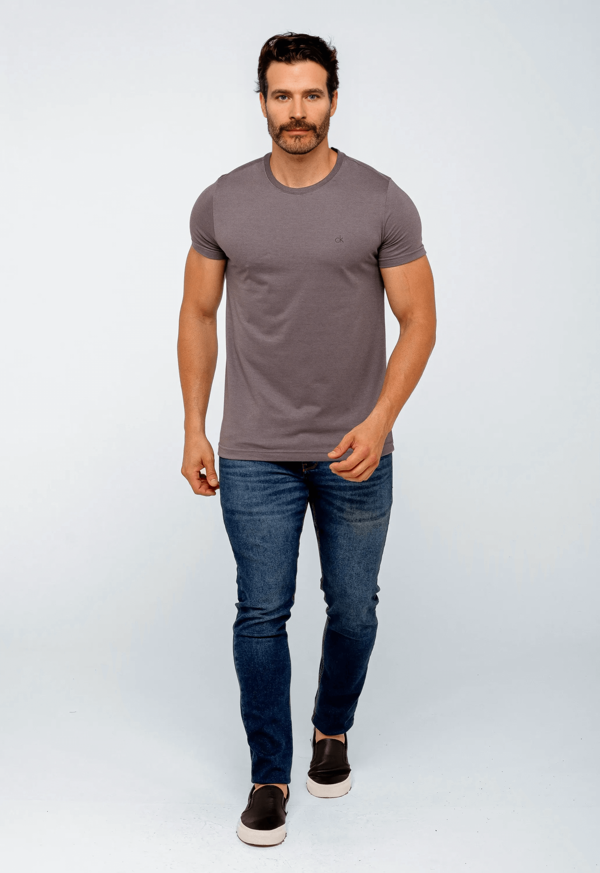 Camiseta Calvin Klein Jeans Ck no Peito