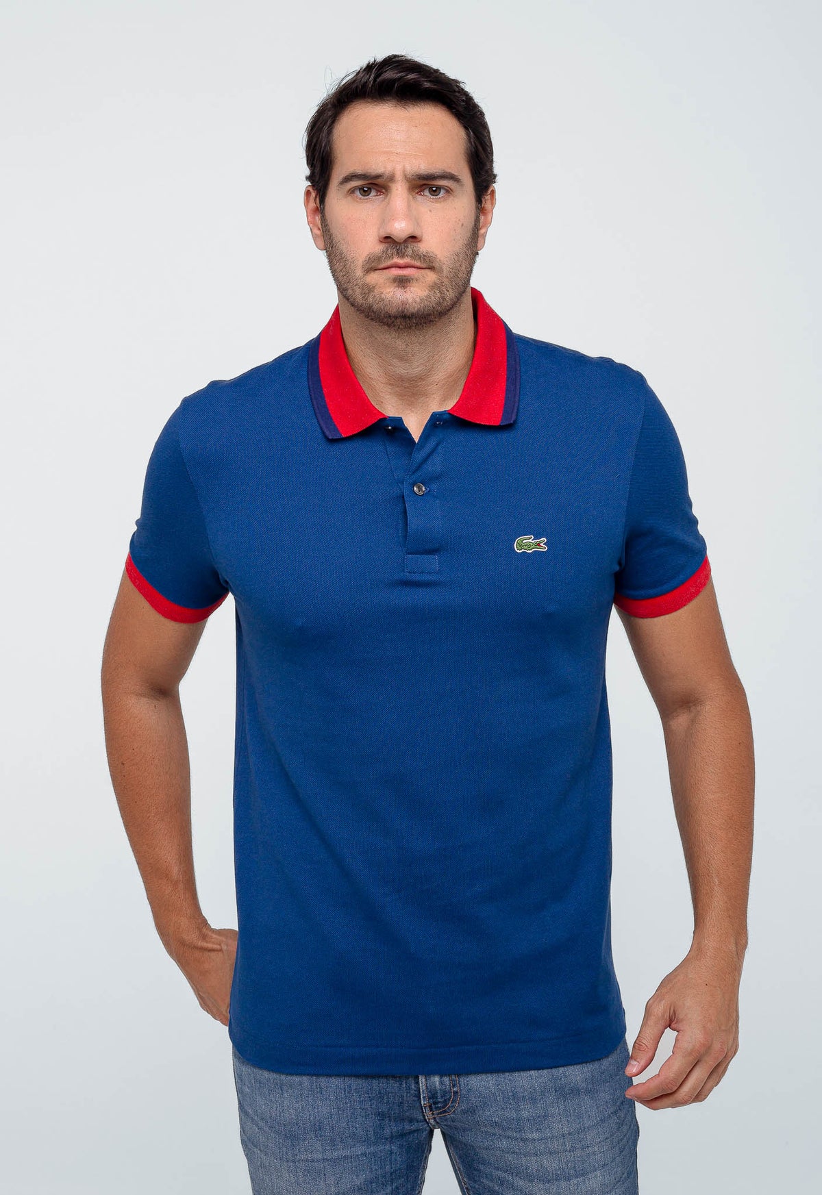 Polo Masculina Lacoste Regular Fit Marinho