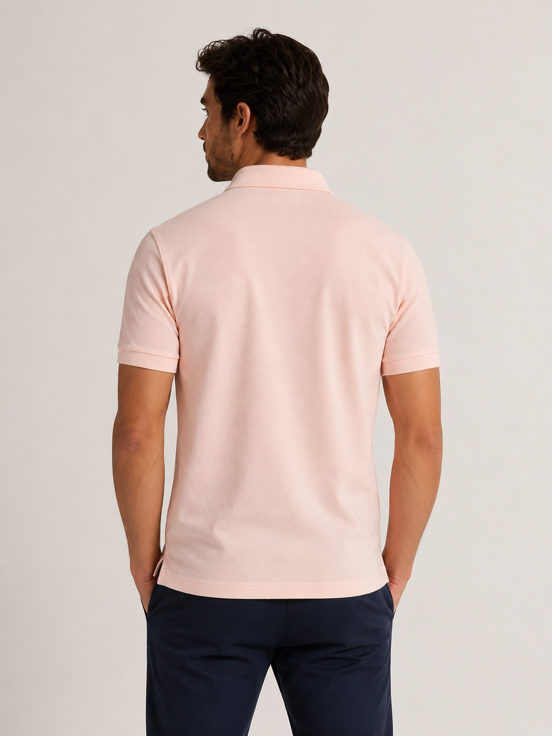 Polo Regular Fit Tommy Hilfiger Rosa Bebê