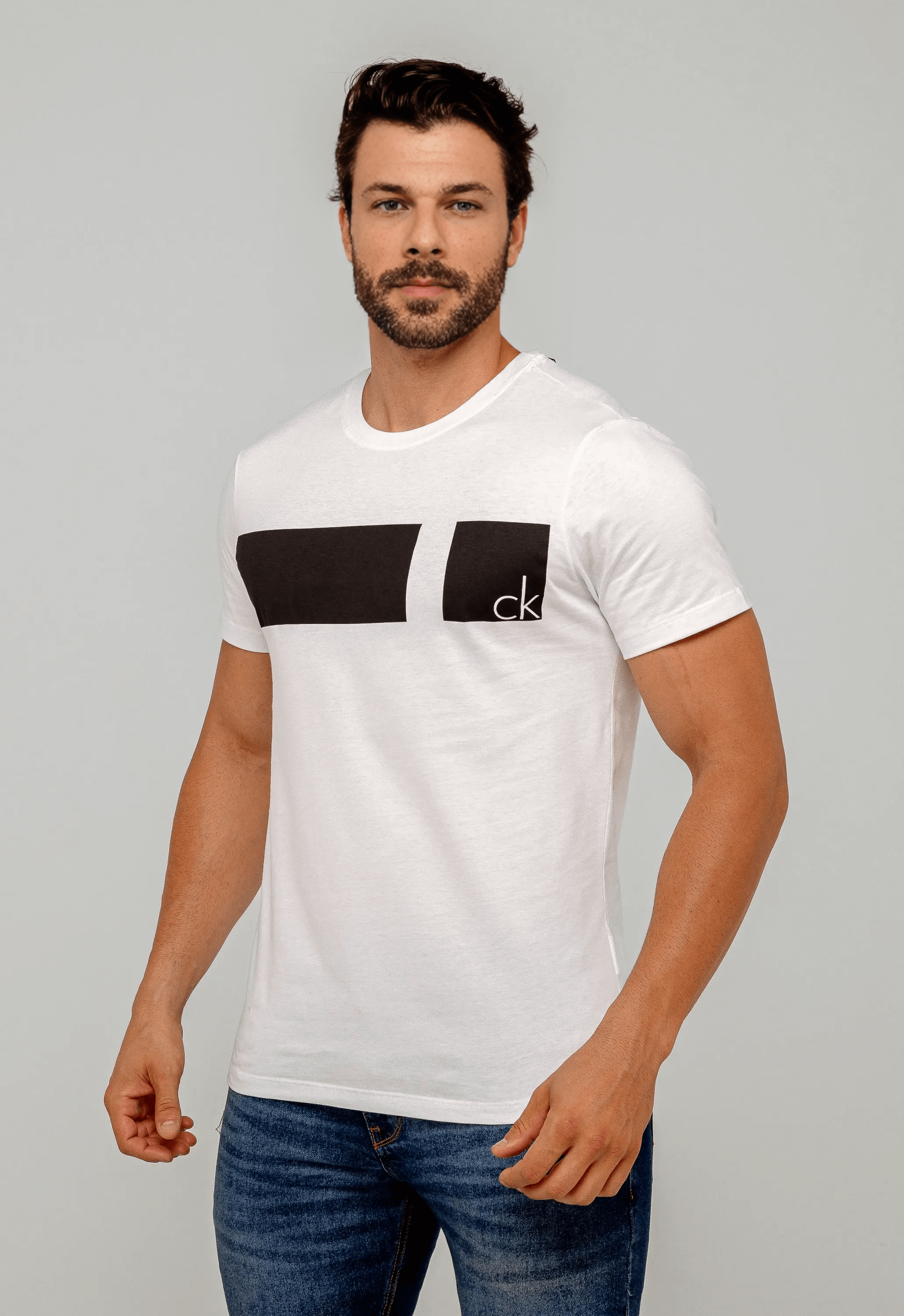 Camiseta Calvin Klein Jeans Logo Faixa
