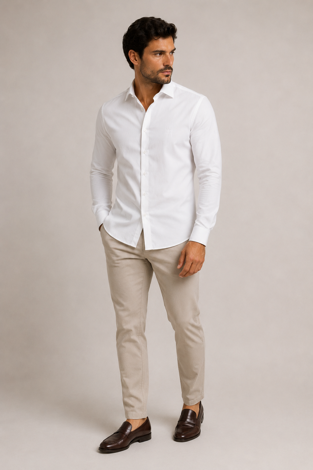 Camisa Sergio K ML Tricoline