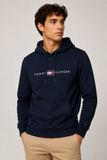 Moletom Tommy Hilfiger Preto Lines Hoody