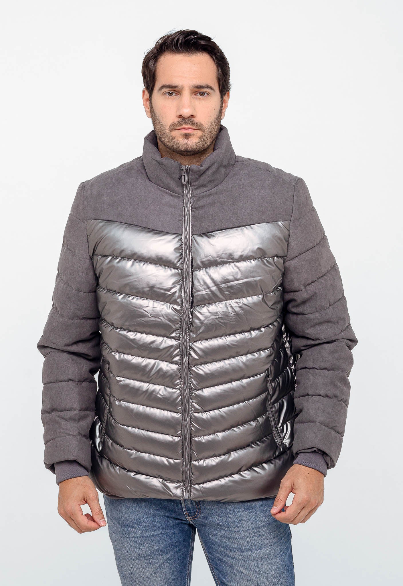 Jaqueta Dom Henrico Puffer Monocromático
