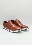 Sapato Dom Henrico 176089 Derby Napa Romana Conhaque