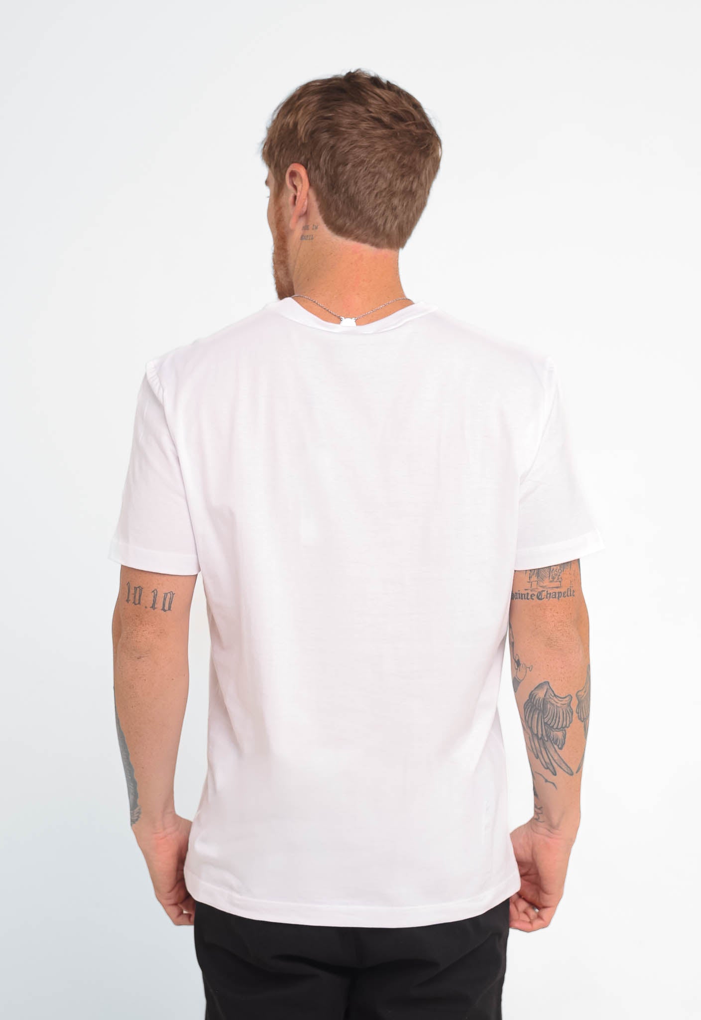 Camiseta Calvin Klein Logo Peito Ck Silkado