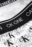 Cueca Calvin Klein Low Rise Trunk CK One Print Half Branco