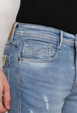 Calça Masculina Jeans Skinny Fit Replay Anbass Destroyed
