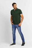 Polo Tommy Hilfiger Logo Punho Verde