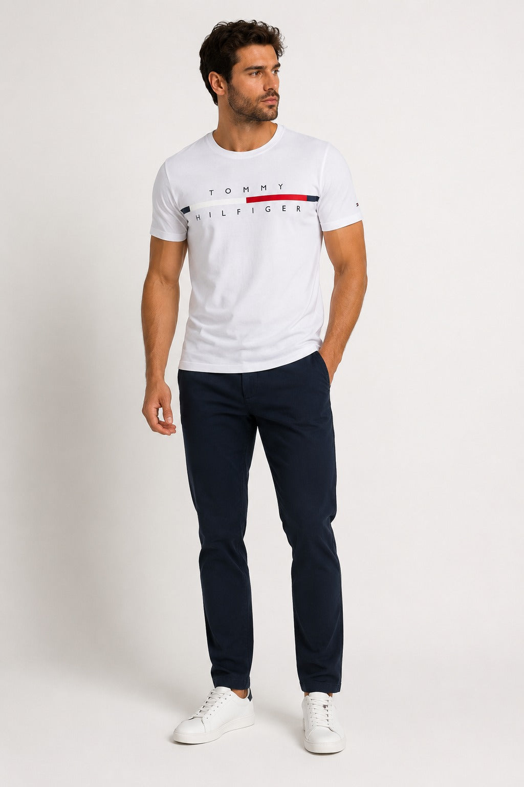 Camiseta Tommy Hilfiger List Branca